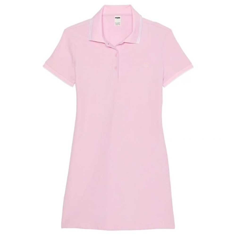 VICTORIA SECERT PINK POLO DRESS - PINK MULTI SIZES (NEW WITH TAGS) A18
